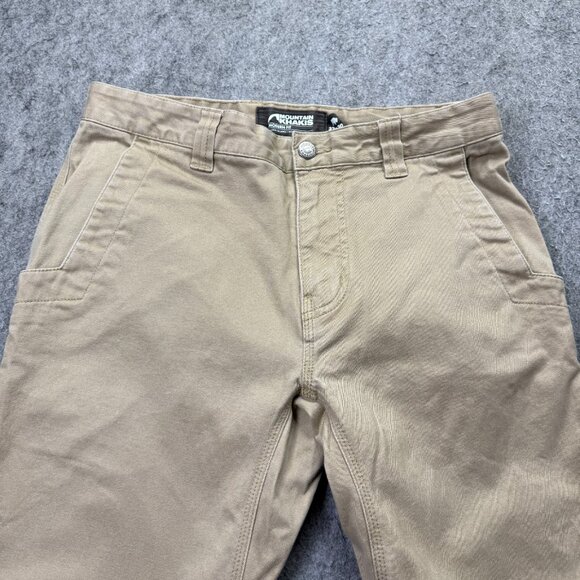 Mountain Khakis Teton Pants Men 32 x 30 Beige Stretch Slim Fit Tapered b128 - Picture 3 of 16